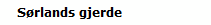 Srlands gjerde
